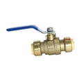 thumbnail image 2 of 2 Pcs XFITTING Push Fit 3/4 Inch x 3/4 Inch Push Fit Ball Valve Blue, Cold,, 2 of 5