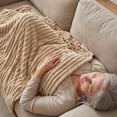 thumbnail image 6 of PBAZIH Flannel Fleece Blanket Soft Cozy Throw for Couch Bed Home Office Travel Lightweight Thick Striped Design Ideal for Lounging Napping or Extra Warmth, 6 of 6