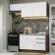 thumbnail image 2 of Cocina Integral 180cm Marrón/Blanco Glamy Madesa 09, 2 of 5