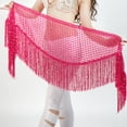 thumbnail image 2 of Aellinatey Womens Belly Dance Hip Scarf for Triangle Shawl Glitter Sequins Tassels Belt Crochet Tribal Wrap Skirt Waist Chain Cover, 2 of 15