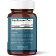 L-Tryptophan Supplement, 1500mg, 240 Capsules, Nighttime Formula, Non-GMO