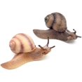 thumbnail image 1 of Hongchun 2 Pcs Snail Figurines Snail Model Miniature Snail for Fairy Garden Micro Landscape Decor, 1 of 6