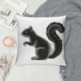 BCIIG Squirrel Graphic Decorative Throw Pillow Cover for Home Couch