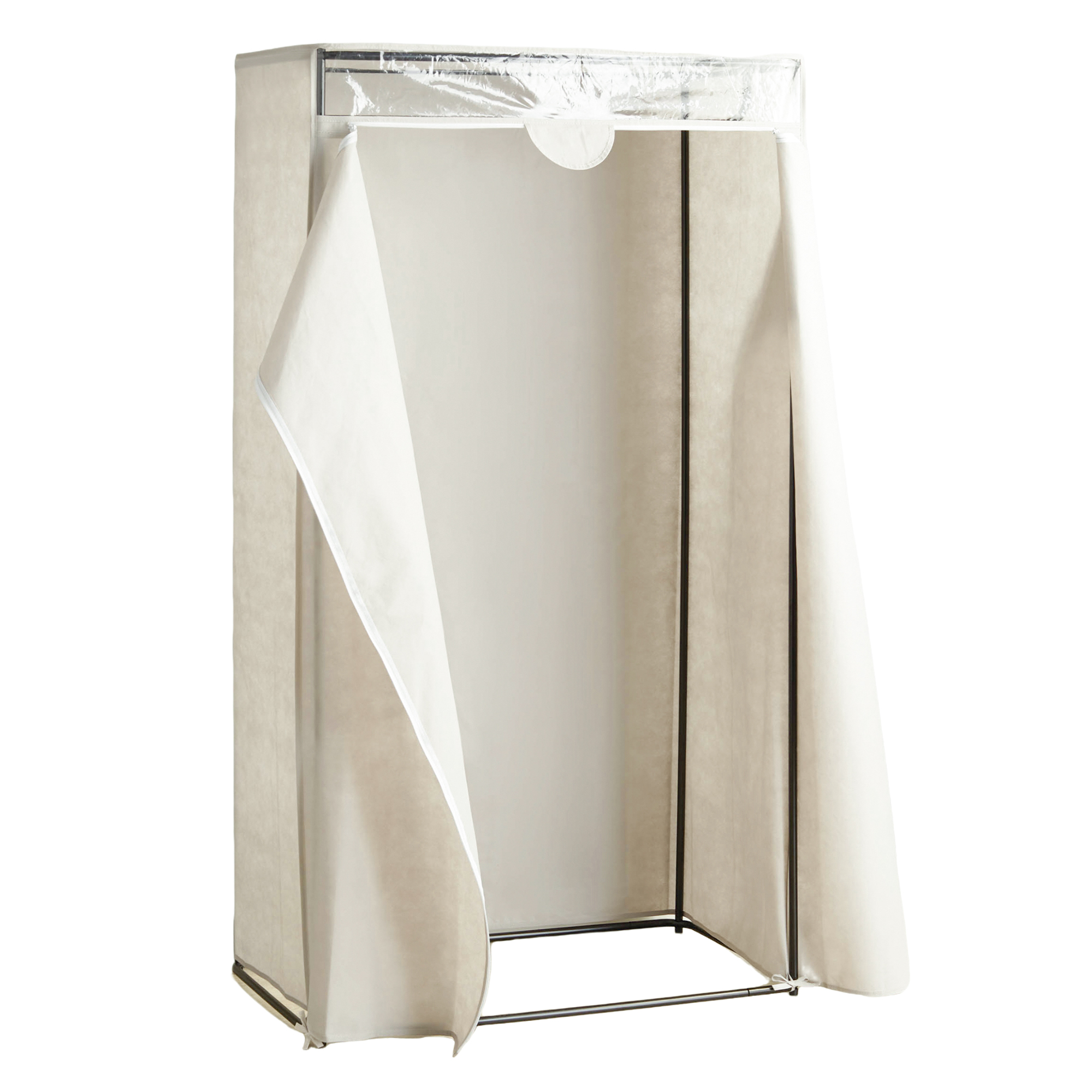 Mainstays Hanging Closet Organizer, 1-Tier, Gray photo 2