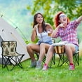 thumbnail image 6 of 600D Oxford Camping Chair Portable Foldable Chair Supports 220 lbs for Picnic, Fishing, Backpacking Pine Boughs and Holly Pattern, 6 of 8