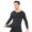 Black, variant on Men's Shapewear Shirts Tummy Control Long Sleeve Body Shaper Slim Fit Compression Base Layer Muscle Tees