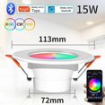 thumbnail image 1 of Aubess Tuya -compatible Smart Led Downlight Voice Control Works With Alexa Google, 1 of 5