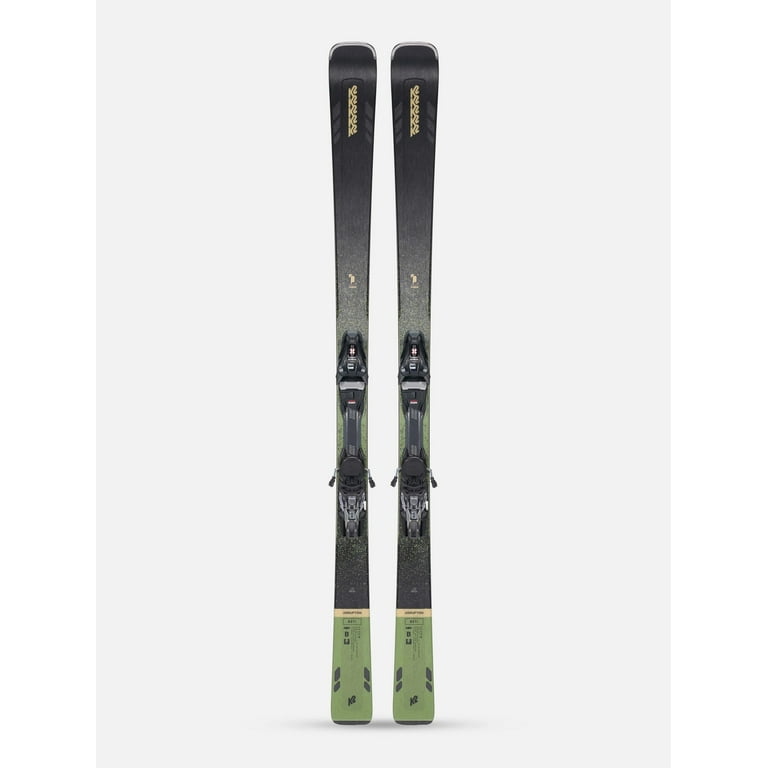 k2 amp stryker skis K2 AMP Stryker Ski Pack Black + Marker Bindings