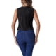 thumbnail image 3 of CHALECO SIN MANGAS DE SUEDE FALSO V DE MUJER INSPIRAR CHIC CON BOTONES VINTAGE CASUAL NEGRO XL, 3 of 5