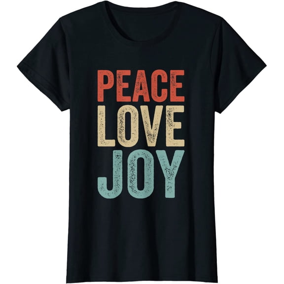Peace Love Joy Casual T-Shirt