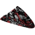 thumbnail image 2 of GZHJMY Gothic Skull Grunge Vintage Cloth Napkins, Set of 1 20 x 20 Inch Soft & Comfortable Polyester Dinner Napkin for Family, Restaurant, Weddings, Parties, 2 of 5