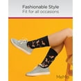 thumbnail image 5 of MeMoi Women's American Beagle Bamboo Blend Crew Socks - Womens - Female, 9-11, Black, 5 of 7