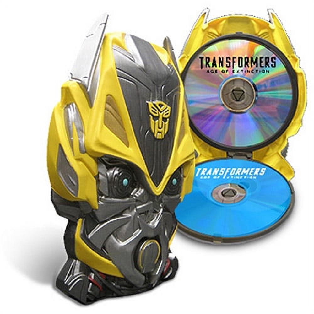 Transformers: Age Of Extinction (Blu-ray + DVD + Digital HD + Bumblebee Mask Packaging) (Walmart Exclusive) (Widescreen) - image 2 of 2