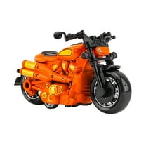 Moocorvic Motorcycles Toy Model Pull Back Cars Christmas Birthday Gifts,Orange