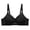 Black, variant on Women Plus Size Wirefree Bra Plus Size Seamless Wireless Triangle Bralette for Comfortable Light Support and Everyday Wear 48 Beige