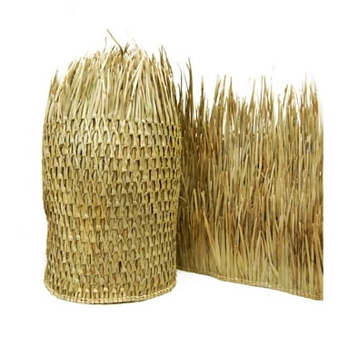 Backyard X-Scapes Mexican Palm Thatch Runner Roll 35 in H x 60 ft L
