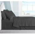 thumbnail image 2 of 1000-Thread-Count 6 Piece Sheet Set - 100% Pure Egyptian Cotton Sheets 18" Inch Deep Pocket - Soft & Smooth Quality Bedsheets (Dark Grey Solid) Full Size., 2 of 5