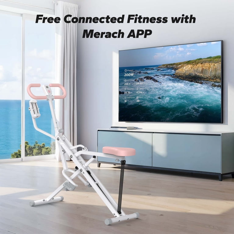 MERACH Squat Machine with 4-Level Resistance photo 8