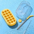 thumbnail image 5 of Ice Cube Bottle,2 in 1 Touch-Free Ice Cube Tray Water Bottle with Lid and Bin, Cool Summer Ice Cube Cup,Ice Cube Molds,Silicone Ice Molds for Coffee Juice Whiskey Beverages, 5 of 9