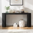 thumbnail image 2 of Hassch Modern Console Table, 59.2" Simple Entryway Table for Living Room, Hallway, Foyer, Easy Assembly, Black, 2 of 9