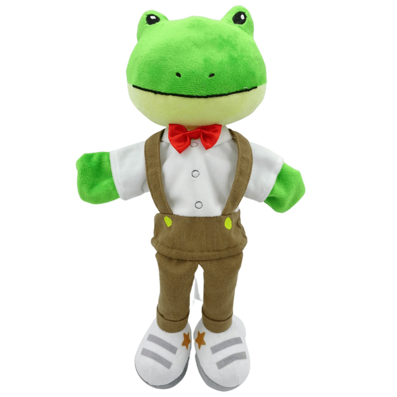 Playtime by Eimmie Freddy the Frog Hand Puppet for Kids 14 Inch Plush Puppet