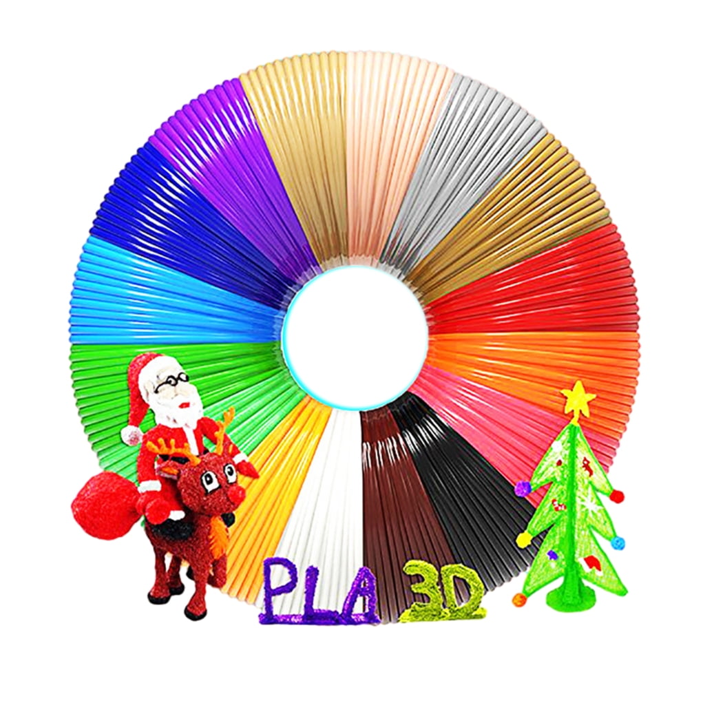 3D Pen Filament Refills for 3D Pens PCL 1.75mm Filament Color Pack Sample Professional Art 3D Pen Refills for