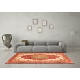 thumbnail image 3 of Ahgly Company Indoor Round Persian Orange Traditional Area Rugs, 3' Round, 3 of 4