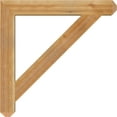 thumbnail image 3 of Ekena Millwork 4"W x 32"D x 32"H Traditional Craftsman Rough Sawn Bracket, Western Red Cedar, 3 of 4