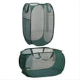 thumbnail image 1 of Portable Storage Basket Folding Hollow Dirty Clothes Basket, 1 of 5