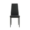 thumbnail image 7 of MAYEERTY 5-Piece Dining Table Set – Modern Glass Table with 4 PU Leather Chairs, 7 of 7