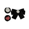 thumbnail image 3 of INSPIRE CHIC Women's Bow Brooch Pin Cute Elegant Preppy Bow Tie Heart Shaped Decoration, 3 of 5