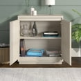 thumbnail image 4 of Evelyn&Zoe Presque 30" Wide Rectangular Accent Cabinet, Alder White, 4 of 9