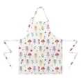 thumbnail image 2 of Flower Fairy Princess Pattern Apron-Garden Aprons for Women with Pockets-Cotton Linen Waterproof Kitchen Cooking Gardening Aprons Adjustable for Kitchen,Cooking,BBQ and Salon 33x27 Inch, 2 of 7