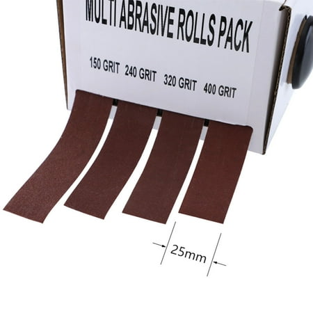 

ERTUTUYI Sandpaper Paper Abrasive Variety 4pc Pack with Dispenser Tools & Home Improvement