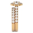 thumbnail image 4 of SuperJeweler 2 Carat Halo Diamond Bridal Set In 14 Karat Yellow Gold For Women, 4 of 6