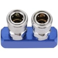 thumbnail image 1 of Conector rápido neumático de 12 mm con rosca hembra de 2/3/4/5 vías para conectar mangueras neumáticas y de aire (2 vías), 1 of 8