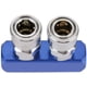 thumbnail image 1 of Conector rápido neumático de 12 mm con rosca hembra de 2/3/4/5 vías para conectar mangueras neumáticas y de aire (2 vías), 1 of 8