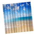thumbnail image 1 of impermeable 3D cubre los paneles que reducen luz para el dormitorio el 150x166cm mar Baoblaze Cortinas de ventana de impresión 3D, 1 of 7