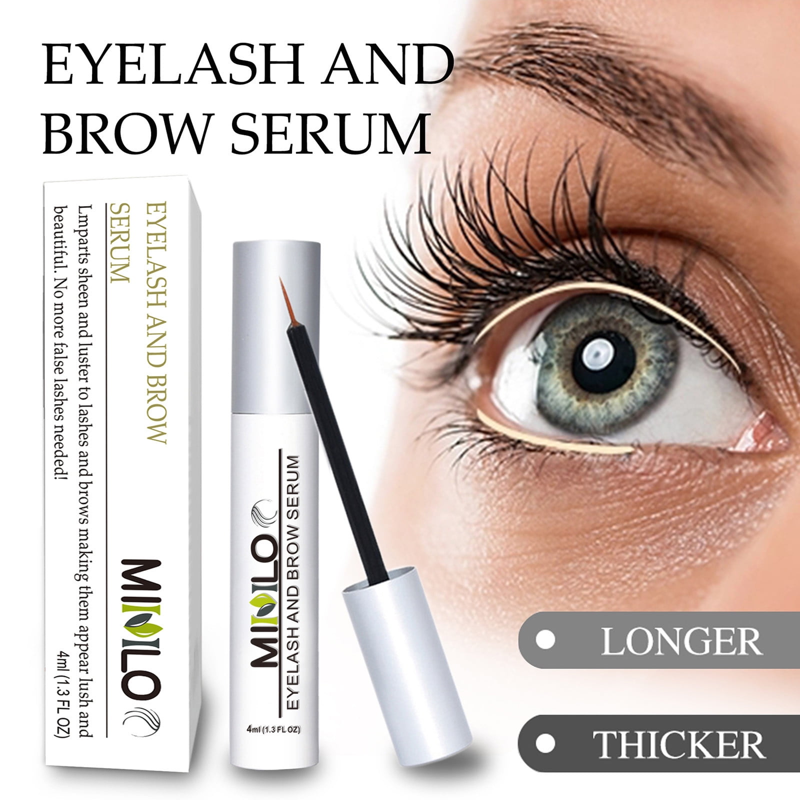 Tangnade eye makeup Eyelash Nourish Thick Eyebrow Growth Liquid Hair Growth  Liquid 4ml 
