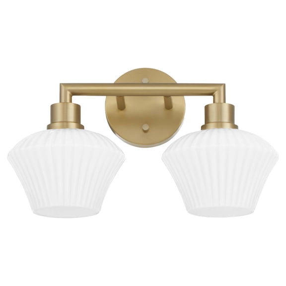 Quorum International 5221-2 Belinder 2 Light 16" Wide Vanity Light - Brass