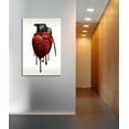 thumbnail image 4 of Cortesi Home 'Heart Grenade' by Nicklas Gustafsson, Canvas Wall Art, 18"x26", 4 of 5