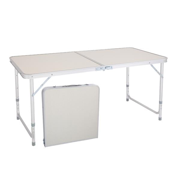 6 FT Aluminum Folding Table+6 Chairs Indoor Outdoor Picnic Camp Portable Tables 