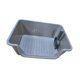 thumbnail image 1 of Caja de arena abierta para gatos, bandeja de arena antisalpicaduras, fácil de limpiar para gatos pequeños y grandes, orinal para gatitos con parte Gris, 1 of 9