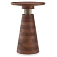 thumbnail image 4 of Simpli Home Kramer 16 inch Wide Solid Acacia Wood Modern Side Table in Cognac, 4 of 8