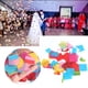 thumbnail image 3 of Confeti de color mixto, confeti de papel portátil cuadrado decorativo práctico para ceremonias para bodas para invitaciones, 3 of 7