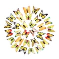 thumbnail image 1 of Xihbxyly Pegatinas de Pared Diy, Diseño de Mariposa Amarilla, Material de Pvc, Fáciles de Aplicar, Decoración Versátil para El Hogar, Aptas para Paredes, Puertas, Portátiles, Coches, Navidad, Bodas,, 1 of 3