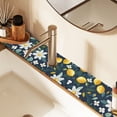thumbnail image 2 of Yayeee Faucet Mat for Kitchen Sink 14.7" Diatomite Long Splash Guard Pad, Lemon Flowers, 2 of 7