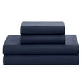 thumbnail image 4 of 8 Piece Embossed Greek Key Bed in a Bag Bedding Set, Queen - Navy Blue, 4 of 5