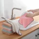 thumbnail image 2 of Pañuelo de terciopelo coral para colgar, toallas de limpieza con estampado de piña, paño de limpieza absorbente de agua que no suelta pelusa, 2 of 5