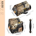 thumbnail image 2 of Vintage Owls and Flowers Tissue Box Cover Leather Square Rectangle Tissue Box Holder for Bathroom Living Room Desk Office Decor, 2 of 7